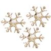 200 Pcs Snowflakes Confetti Non Woven Fabric Christmas   Party Decoration Snowflakes(Silver )