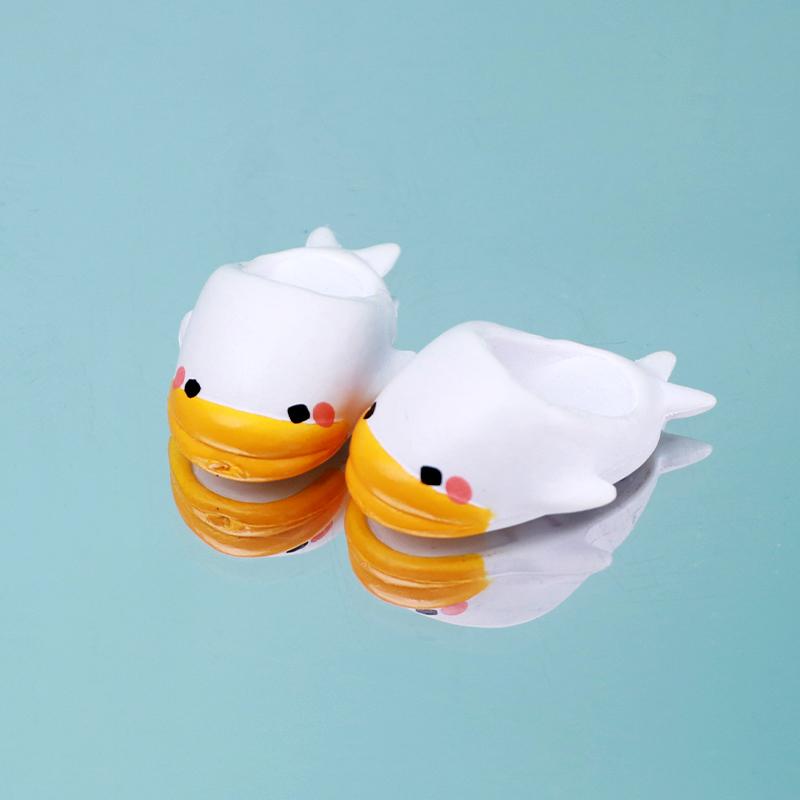 Pair Doll Duck Color Slippers Cute Accessories Bjd Shoes Decoration Detachable Material OB11 PVC 1 of 1/12 Entertaining Play Safe Kid Friendly Fun