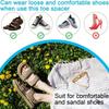 2 Pairs Of Silicone Thumb And Toe Separators, Wear-Resistant Day And Night Use, Toe Stacking Separation Corrector, Comfortable Foot Protection Tool