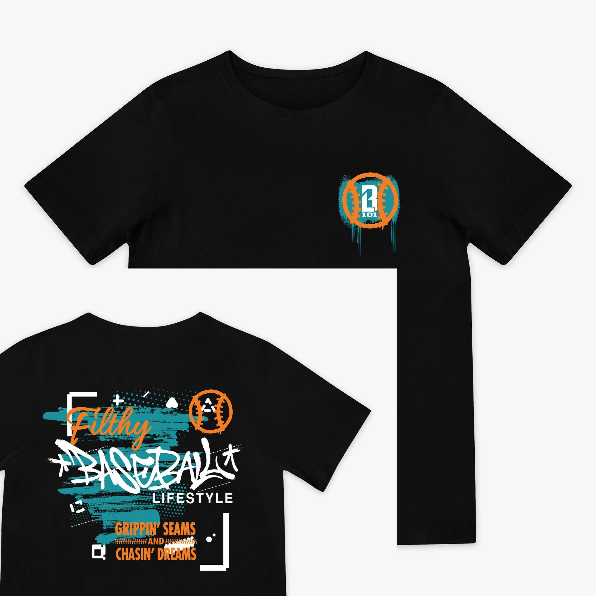 

Boys Kids Baseball Graffiti Youth Tee Print Cotton T-Shirt Breathable Loose Sweat Absorbing Backstop Youth T-Shirt Fashion Top 4XL