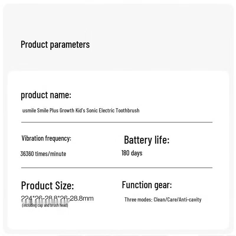 usmile Q3s Children's Sonic Electric Toothbrush