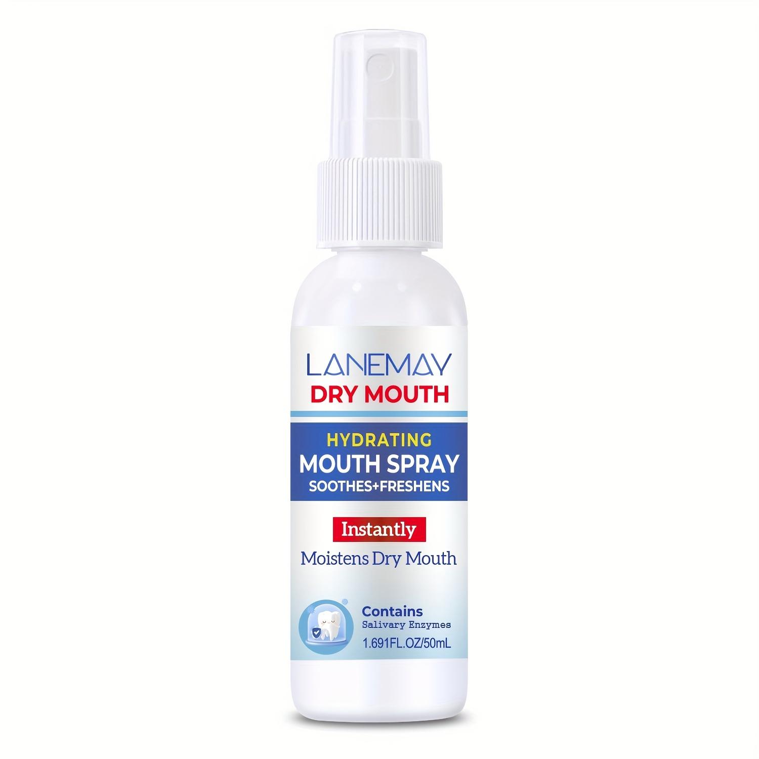 

Lanemay Hydrating Mouth Spray - Instantly Soothes Dryness & Freshens Breath with A Minty Taste - 160ml, Natural Ingredients for Daily Oral Care 50ml