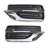 Left/Right Car Bumper Fog Light Grille for XC90 2020 To ONWARDS 31663539 31663514 Replacement Fog Lamp Grille Trim Cover