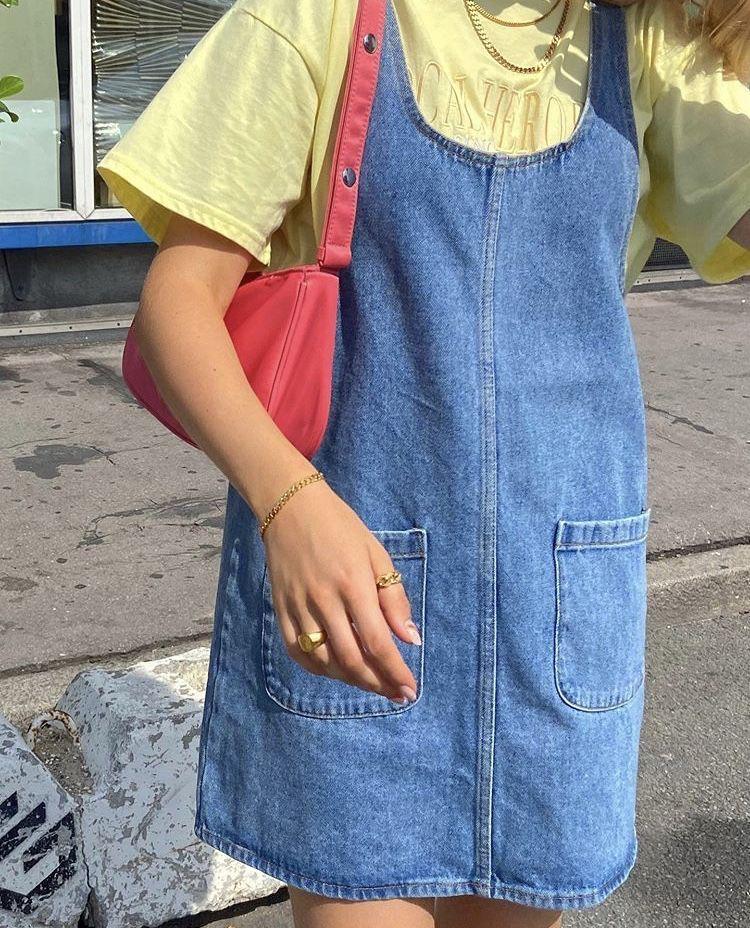 European Summer 2025 Women's Denim Skirt Dress - Sexy and Cool Design