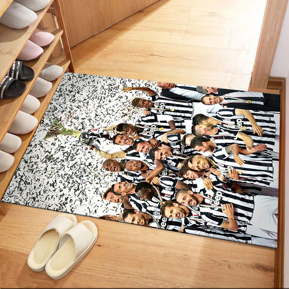 Juventus Carpet Perfect For Balcony Foyer Playrooms Living Rooms Antislip Rug Anime Office Decor Birthdaychristmas Gift