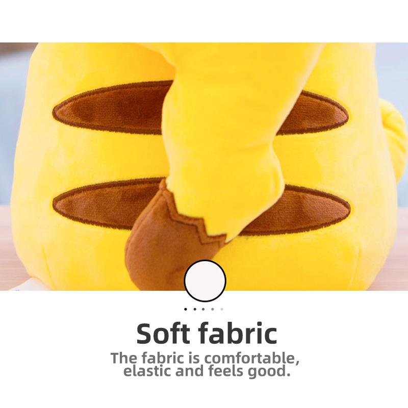 Pikachu Plush Toy Classic & Smiling Version Kawaii Soft Stuffed Animal Doll Gift for Kids Anime Lovers Home Decor 3 Size