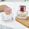 30ml Transparent Glass Perfume Bottle with Thick Base and Spray Nozzle