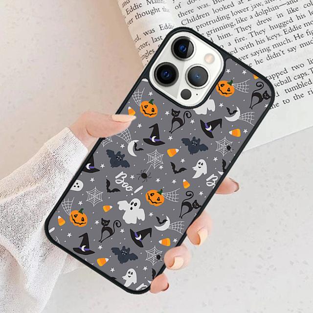 Halloween Aesthetic Phone Case For iPhone 17 Air 16 15 14 plus 12 13 Pro max Soft Bumper Shell Cover coque