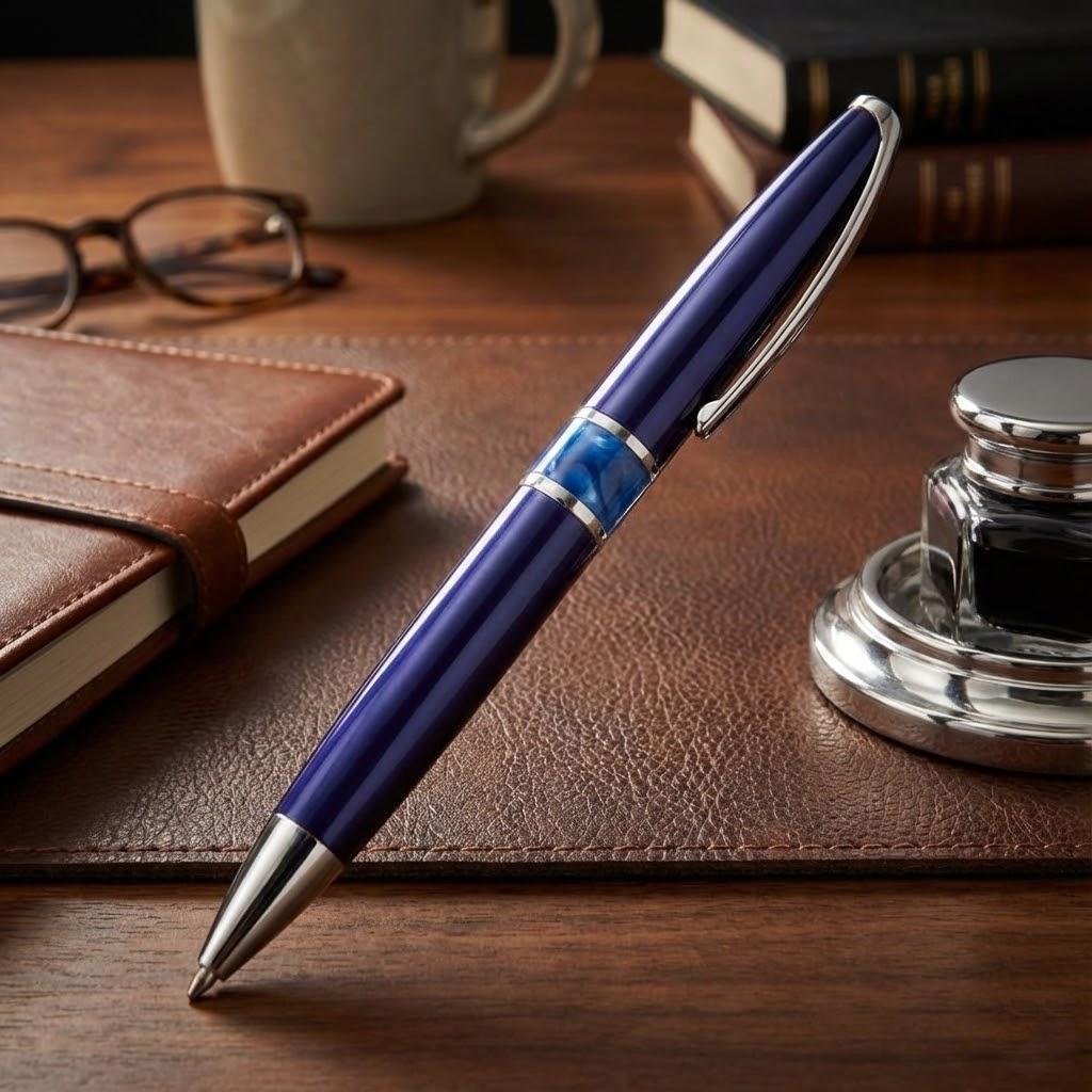 Роскошная шариковая ручка из акрила, средний стержень, перезаправляемая, для гладкого письма, шариковая ручка с роликовым стержнем из нержавеющей стали, офисный инструмент для письма