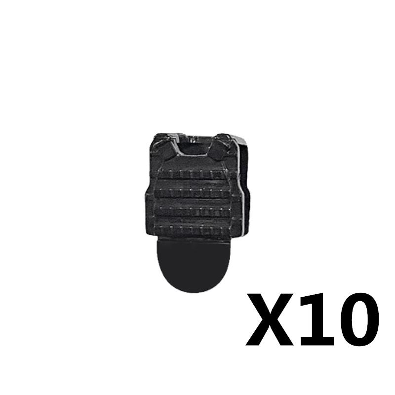 MOC Militärfigur Zubehör Bausteine Alpha SWAT Helm Weste Rucksack Knieschoner Nachtsichtgeräte Steine Spielzeug K017