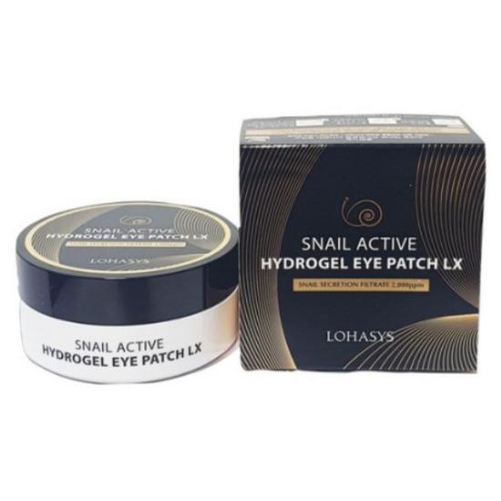 LOHASYS Snail Active Hydrogel Eye Patch LX Anti-Wrinkle Moisturizing Eye Patch 60pcs