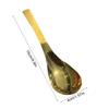 Korean Stainless Steel Thickening Spoon Creative Long Handle Hotel Hot Pot Spoon Soup Ladle Home Kitchen Essential Tools