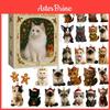 Calendário do Advento para Amantes de Gatos Decoração de Feriado Com Figuras de Feltro Para Fãs e Colecionadores de Gatos