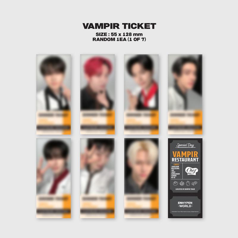 [PRE ORDER] ENHYPEN – ENHYPEN WORLD COUPON CARD COLLECTION (CHEF BASIC Ver.)