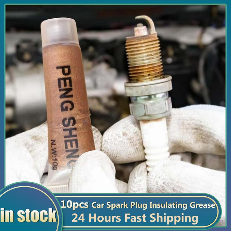 10pcs 10g Automobile Spark Plug Insulating Grease High Voltage Electrical Insulation Silicone Grease High Temperature Lubricant