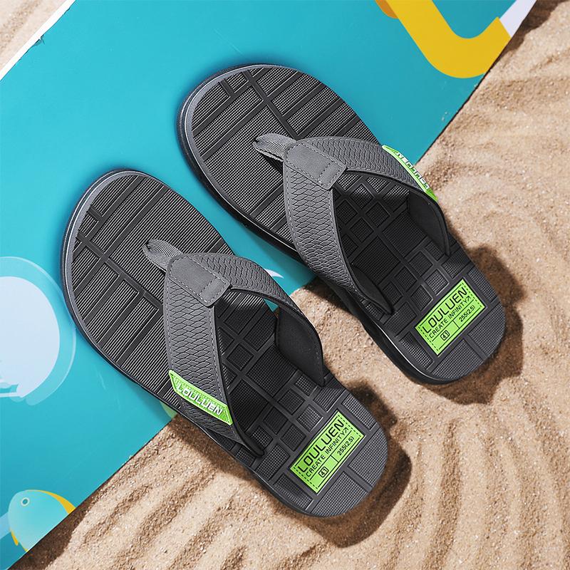 Fashion Men Slippers Summer Flip Flops Brand Fashion Outdoor Comfortable Casual Slides Shoes Non-slip Beach Sandals Luxury Sandals Slid