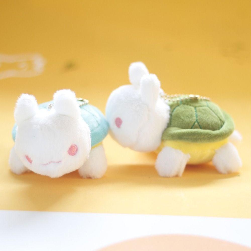 Tarieson Cute Resin White Rabbit Keychain – Cartoon Animal Car Key Chain Bag Pendant (Medium)