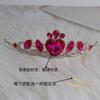 Princess Academy Style Multicolor Optional Crown Tiara Girls Barbie Anime Tiara Stage Performance Accessories