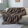 Luxury Faux Fur Blanket High-end Bed Fox Fur Blankets For Beds Plaid On The Sofa Cover Decoration Home Blankets And Throws