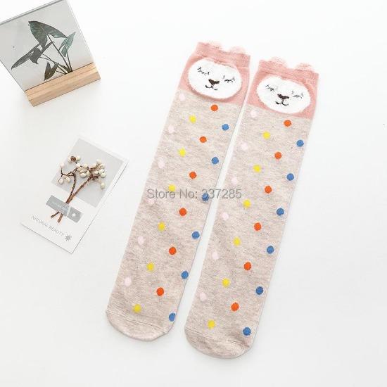 Children warmer ankle short lovely socks Cartoon Cute Kids child Knee High Socks infant cotton Baby Animal Over Knee Socks girls
