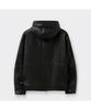 Customellow Black Leather Hood Jacket Cwuda26511Bkx