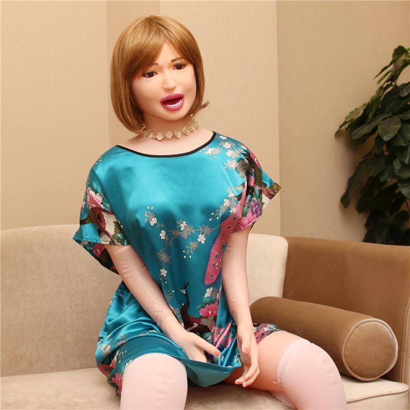 Male Inflatable Doll with Pubic Hair Sitting Position Oral Sex Fun Masturbator Adult Sexual Products