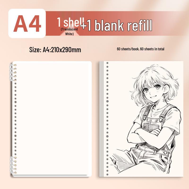 Morandi Detachable Student Sketchbook - Thick, Comfortable, Colorful Art Drawing Pad