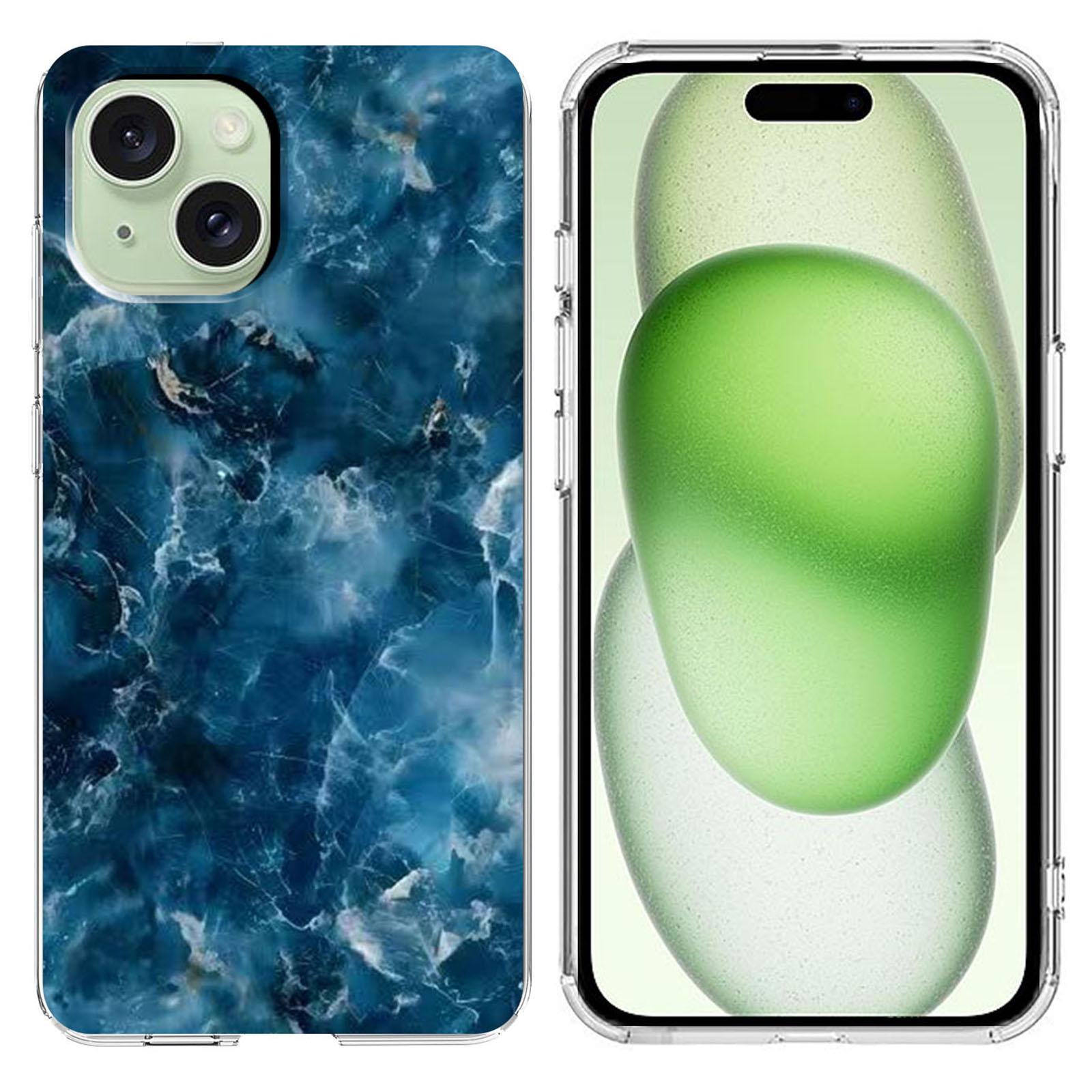 

Чехол для iPhone 15 с печатью мраморного узора, мягкий ТПУ чехол для телефона Grey