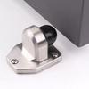 Stainless steel door limiter, powerful anti collision rubber, door stopper for heavy duty doors, protect and reduce noise