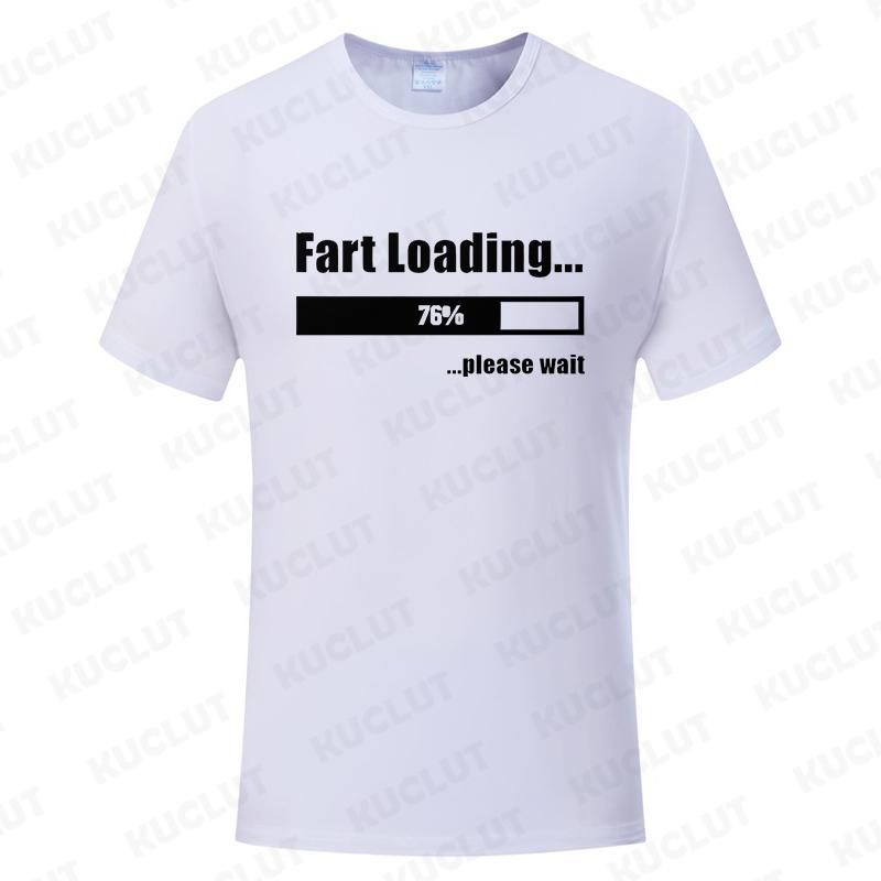 Funny Tshirt Fart Loading Humor Tee Joke Gag Tshirt for Man Dad Gifts Guys Clothes Short Sleeve Clothes Fashion Casual Tee Tops