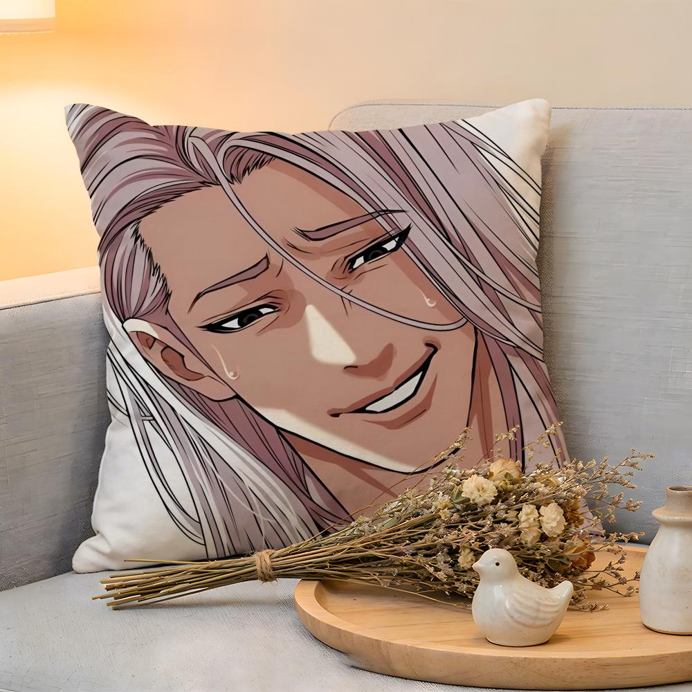 Cushion Cover Linen SkinFriendly Soft Decorative Case For Sofa Home Decor Korea Anime LLookism Pillow cover