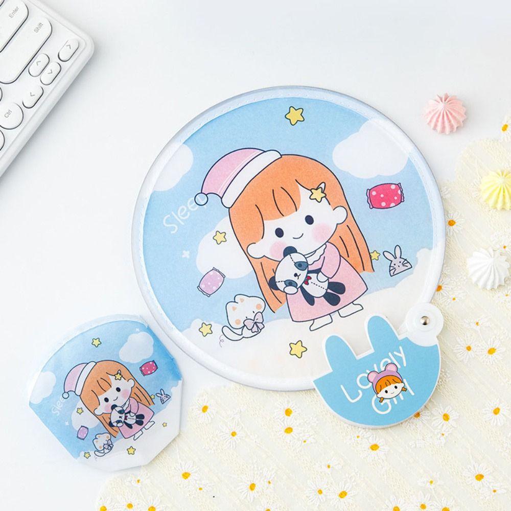 

Ручний вентилятор для пляжної галявини. Дитячий маленький вентилятор. Портативний круглий вентилятор з ручним приводом. Розбірні вентилятори Kawaii. 2