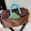 Korean Style Multifunctional Travel & Gym Bag Set - Lightweight Trolley Luggage & Handbag