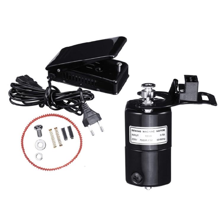 

User Friendly 100W Sewing Machine Motor Foot Pedal Set Adjustable Speed Pedal Great for Various Fabrics and Easy Setup 1
