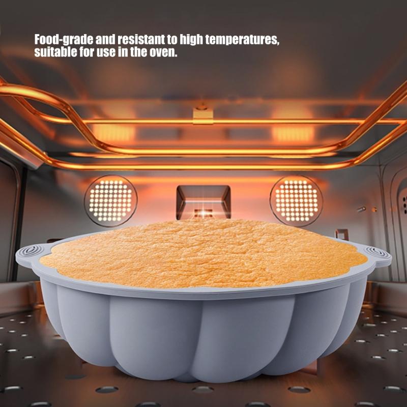 High Temperatures Resistant Silicone Chocolate Mould Shell and Flower Mousse Cake Molds Dessert Baking Accessories