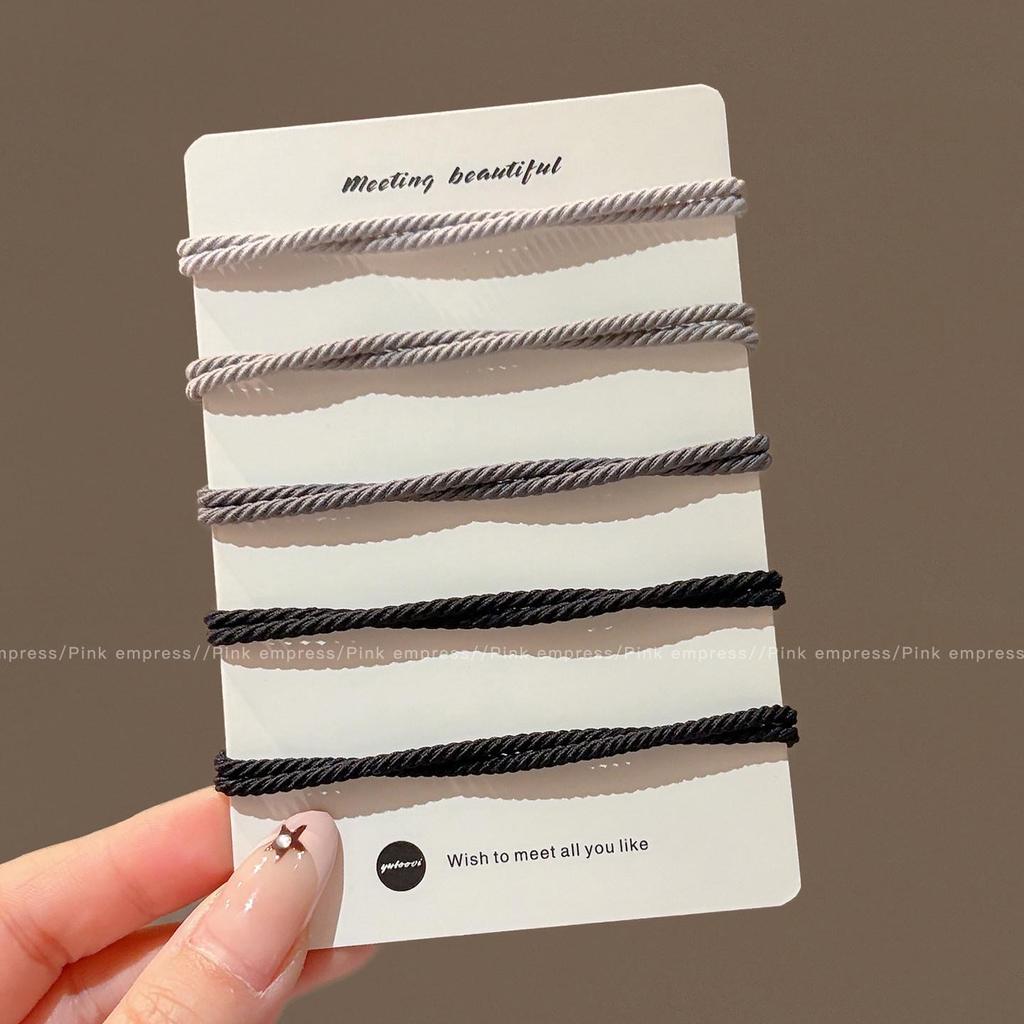 Elastic Women's Hair Ties 2025: Durable High-Elasticity Ponytail Bands