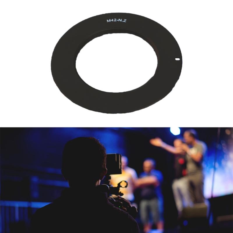 M42 Lens Mount Adapter ABS Lens Mount Converter M42 Lens Converter for Z Mount Easy Conversion Enhanced Compatibility