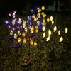 Solar Bat Light String Halloween Party Courtyard Decoration Scene Arrangement Purple Bat LED Light Atmosphere Full