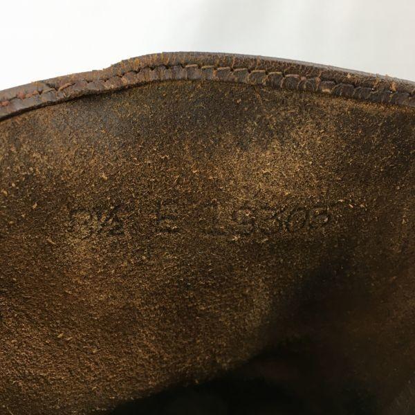 Vintage REDWING Cork Sole Leather Mid Boots Size 8.5B (Approx. 25.526.5cm) Dark Brown(USED)
