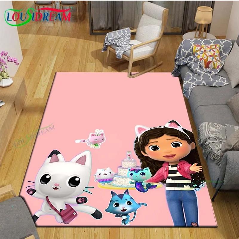 Roztomilý kreslený G-Gabby Domečky pro panenky Roztomilý koberec Venkovní koberec Plošný koberec Protiskluzový koberec Dekorace do ložnice Koberec do obývacího pokoje Dárek