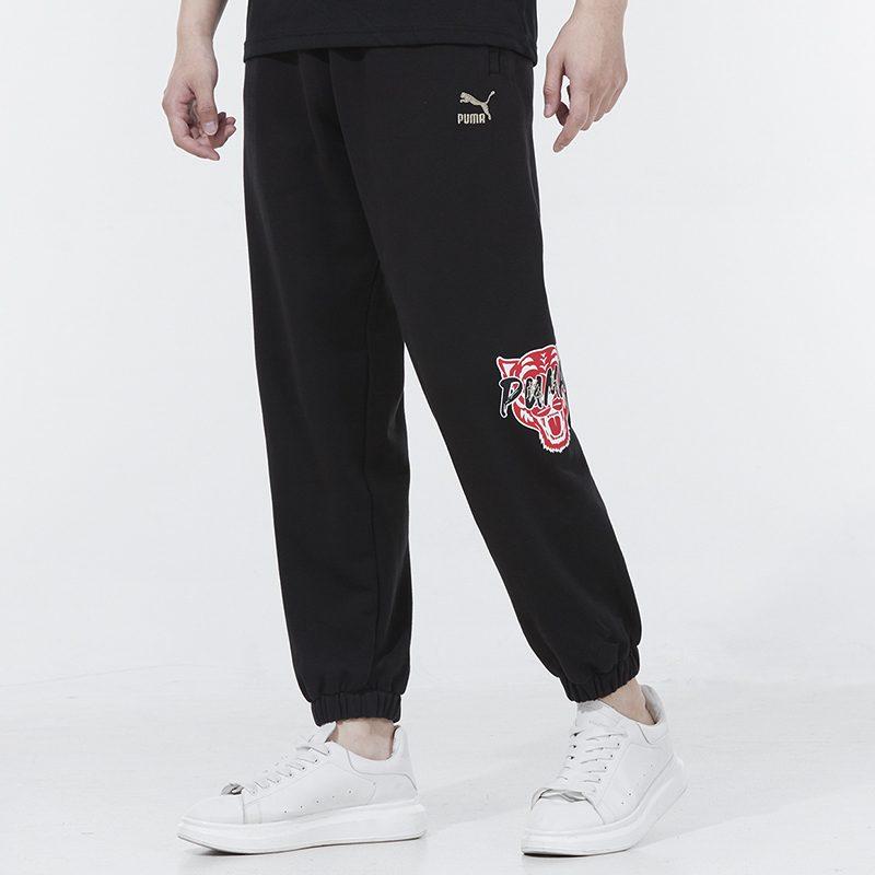 Puma Sports Pants Men's Black Moderate 536572-01
