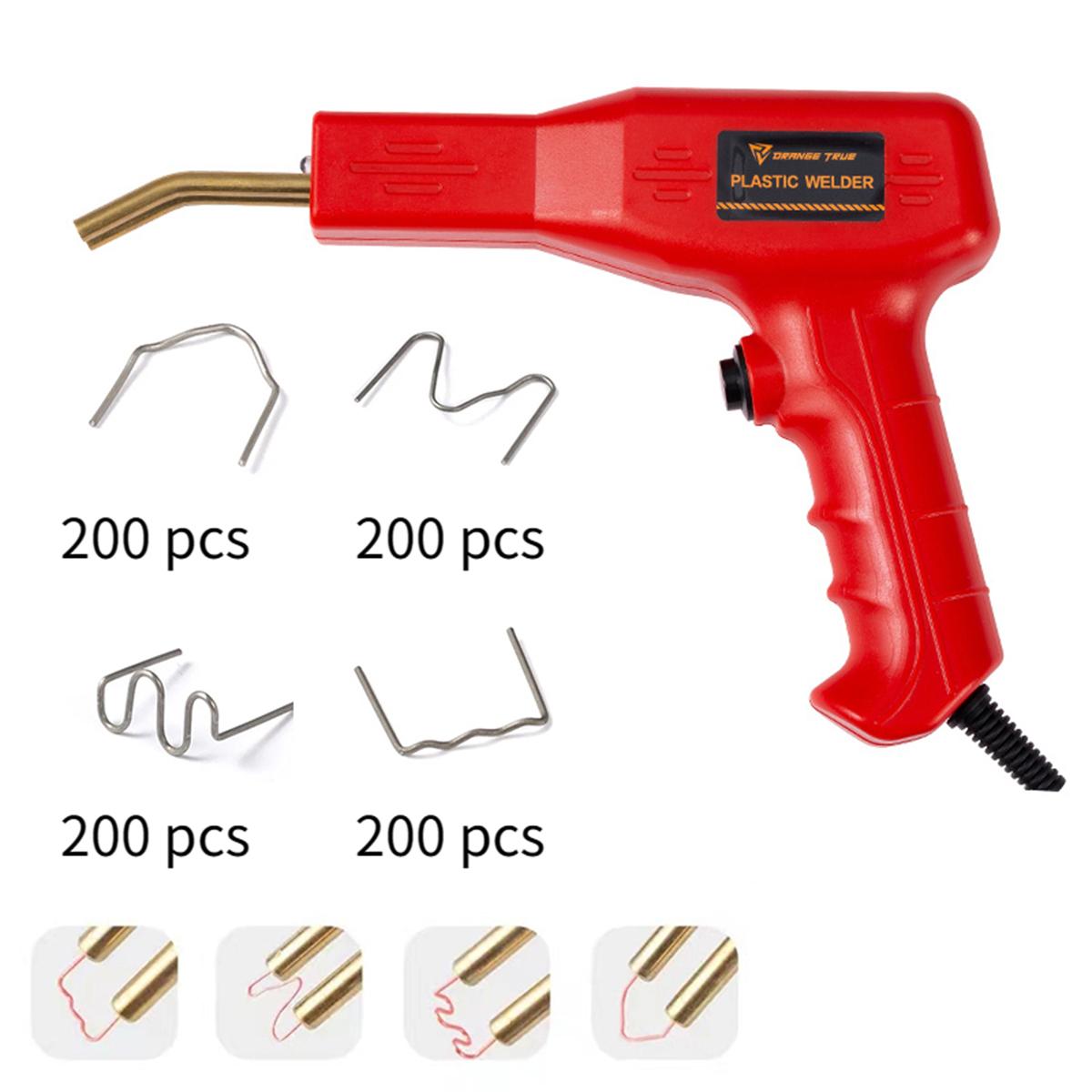 

50 Вт удобные сварочные аппараты для пластмассы, гаражные инструменты, горячие степлеры, степлер, машина для ремонта ПВХ, автомобиль красный