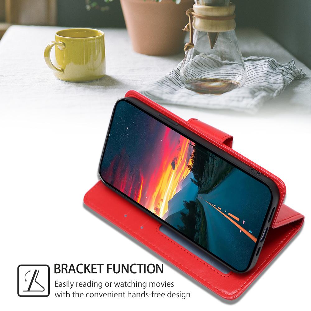 For Honor Magic6 Pro 5G Case Shockproof Leather Phone Cover with Card Slots Wallet