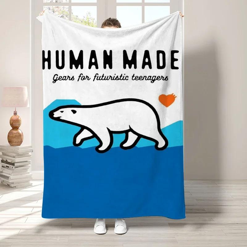 

H-human Made Nap Blanket for Decorative Sofa Bedspread on the Bed Bedroom Decoration Boho Home Decor Throw Blankets Fluffy Soft#(1) 75X95CM