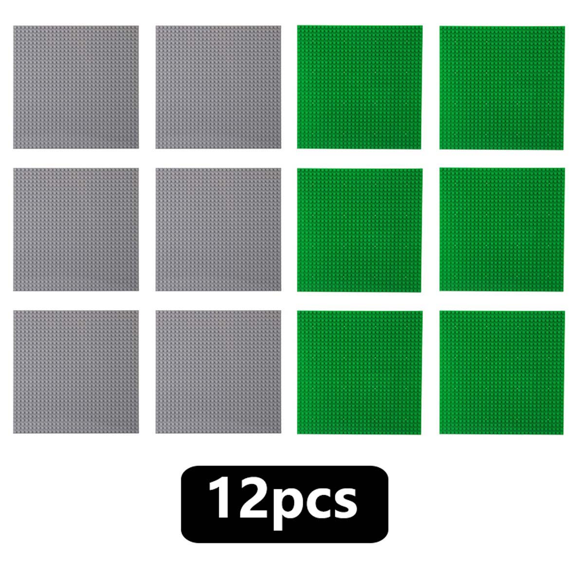 12 Stück 32x32 Noppen Zeitlose Grundplatten Bausteine Konstruktionssteine Montagekompatibel MOC Friends City 12pcs32x32