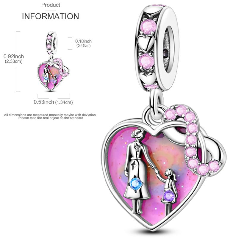 Charms Bead Copper Starlit Sky Moon Sun Earth Universe Charm Fit Bangle Bracelet Necklace Diy Jewelry