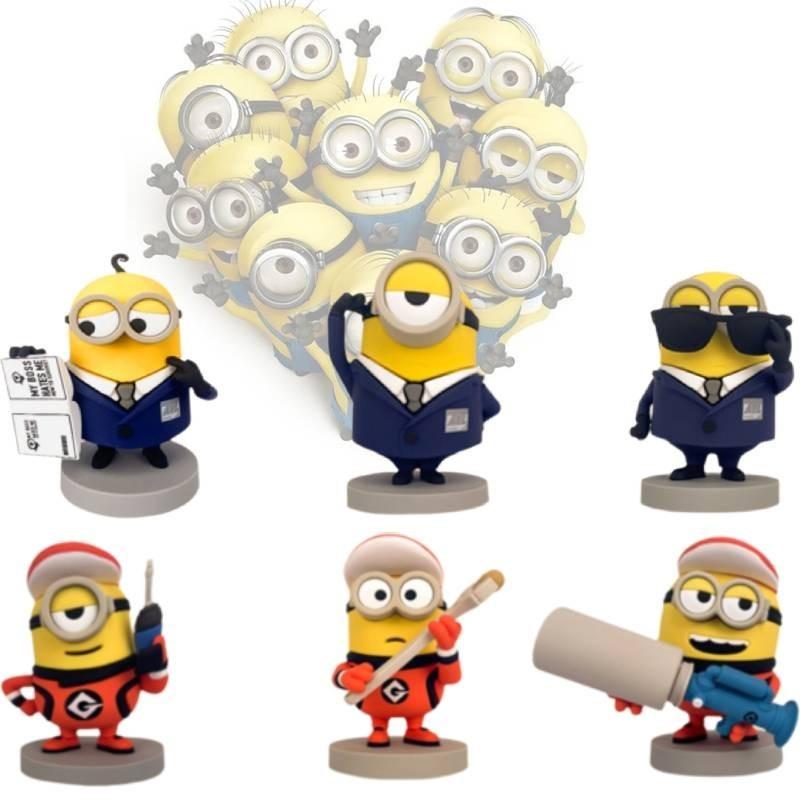 Adorable Despicable Me 4 Minion Collectible Figurine Pvc Toy For Kids Birthday Gift