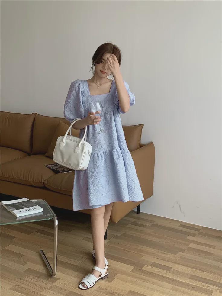 [Odkaz na objednávku] Roztomilé princeznovské šaty s nafouklými rukávy pro miminka, úzká áčková sukně