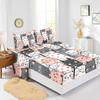Cartoon Cat Pattern Bed Hat Four-piece Bedding Set Bedroom Dormitory Bedding Decoration
