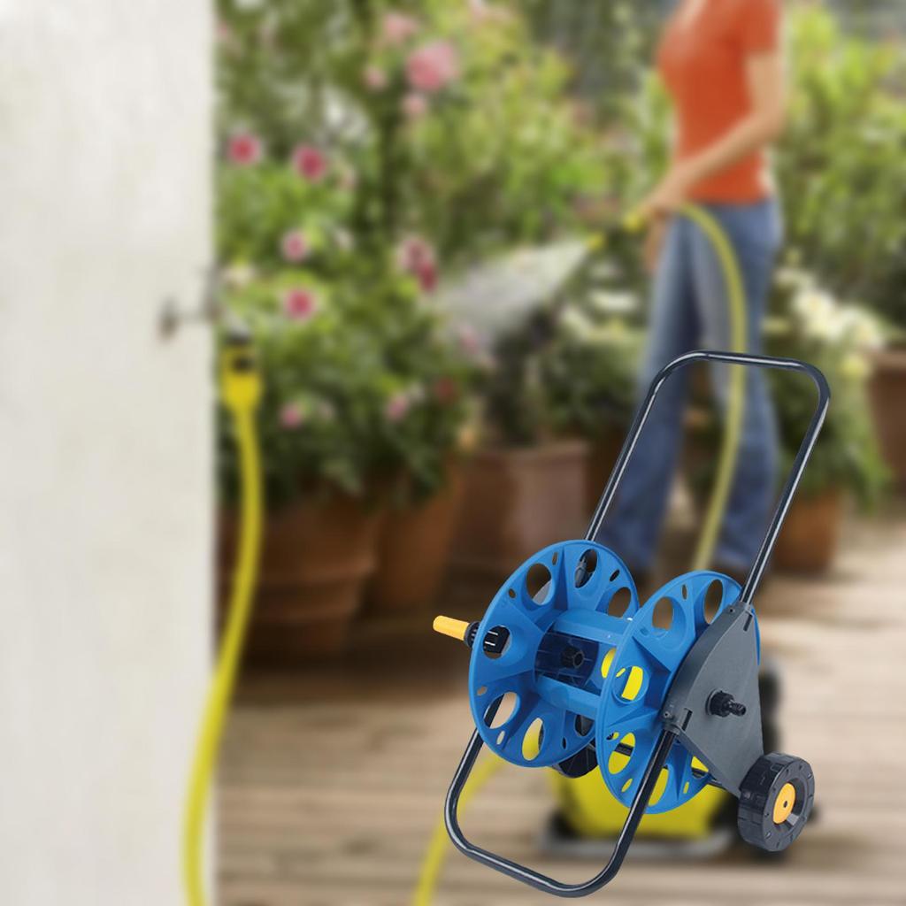 Garden Hose Reel Water Holder Storage Rack Winding Tool for Car Washing Style A
